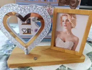 Portafoto a forma di cuore