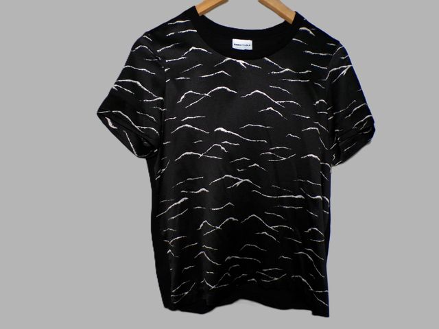 Camiseta Bimba y Lola Negra, con detalles blancos