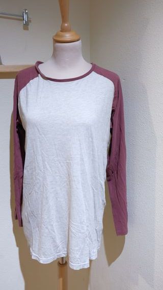 Camiseta Béisbol Raglan Manga Larga L