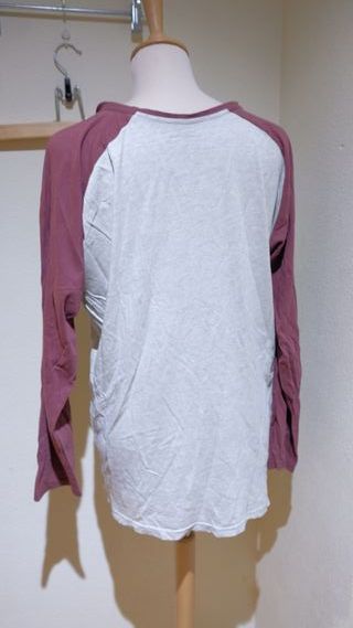 Camiseta Béisbol Raglan Manga Larga L