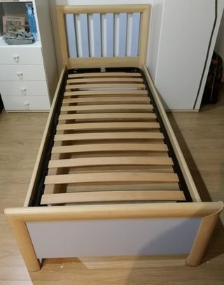 Letto Bambini Unisex con Rete a Doghe