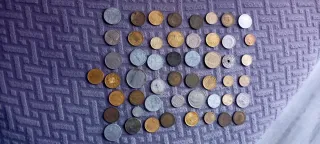 Lote de monedas variadas