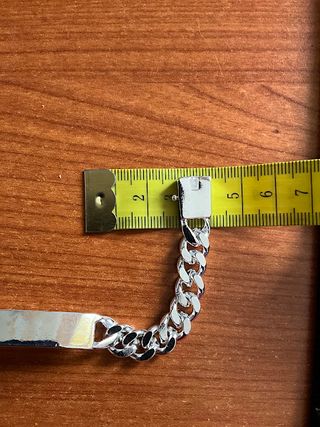 Bracciale da uomo unisex largo 10 mm lungo 20
