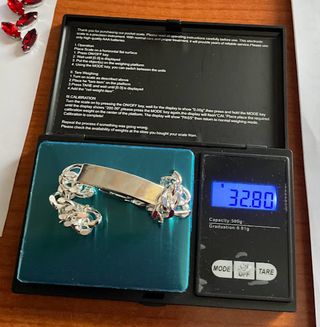 Bracciale da uomo unisex largo 10 mm lungo 20