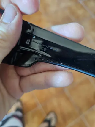 Batwolf Oakley Polished Black UK Flag Original.