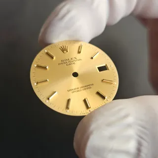 Esfera Rolex Oyster Perpetual Date Dorada