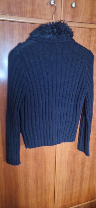 Chaqueta punto Blanco negra Talla M