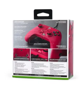 Mando Xbox PowerA Rojo Compatible PC