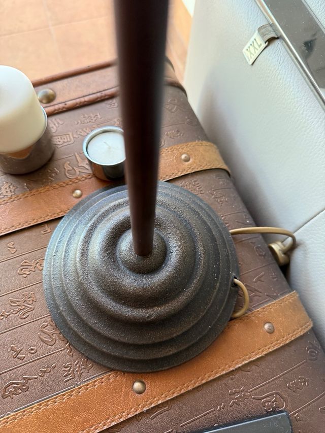 Lámpara Escritorio Vintage Metal Madera