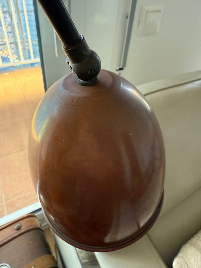 Lámpara Escritorio Vintage Metal Madera