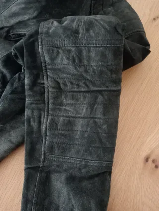 Chaqueta Piel Bovina Angelo Litrico Negra
