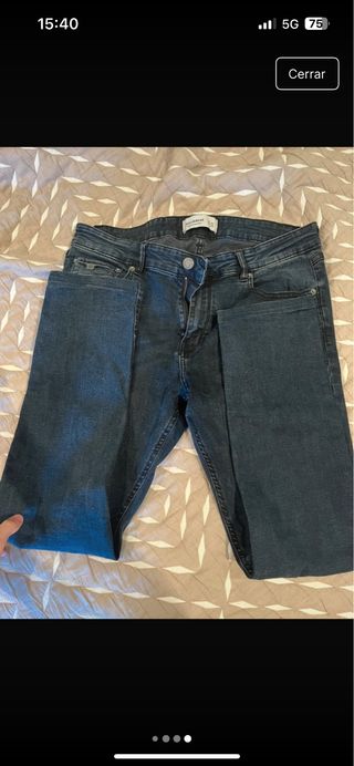 Pantalones tejanos azules