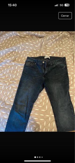 Pantalones tejanos azules