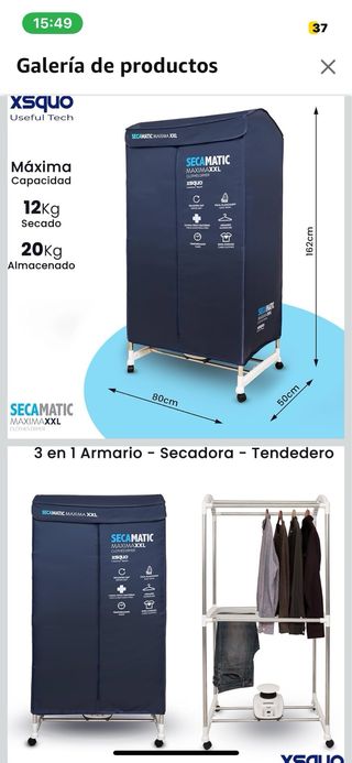 Secadora de ropa Secamatic MaximaXXL plegable