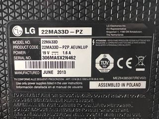 TV LED LG 22 Negra
