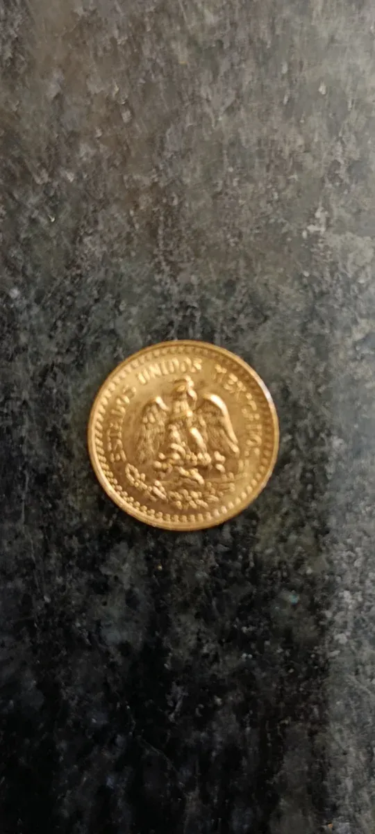 Moneda 2.5 Pesos Mexicanos Oro 1961
