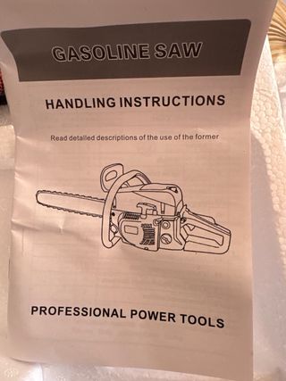 Motosierra gasolina 50 cm hoja Profesional