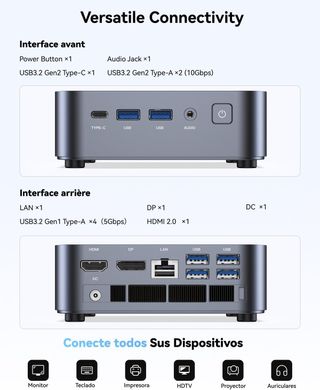 Mini PC Thomson K3 Ryzen 7 16GB RAM 512GB SSD