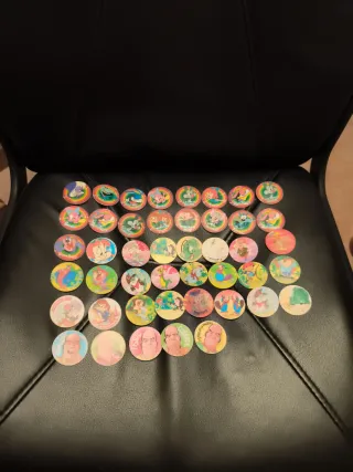 Lote Tazos años 90 Pokémon, Looney Tunes, chiquito