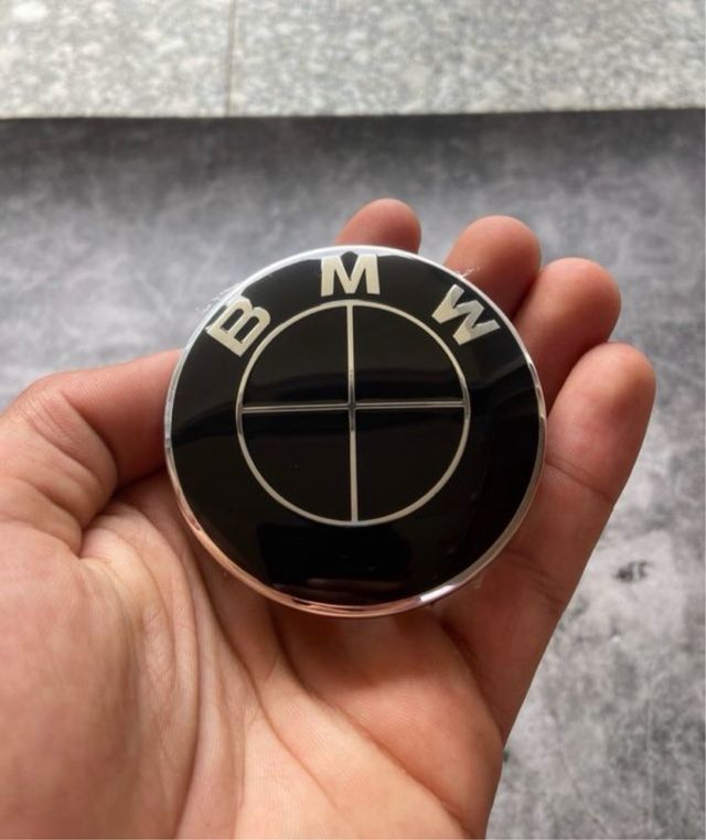 Tapabujes BMW Originales Negros 68mm