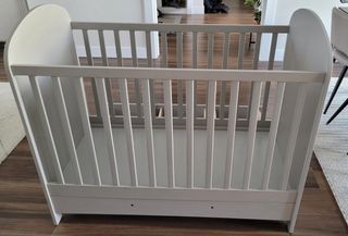 Cuna Ikea Gonnat gris