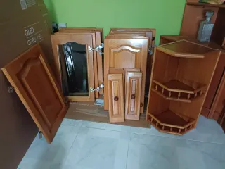 Puertas de armario de cocina de madera