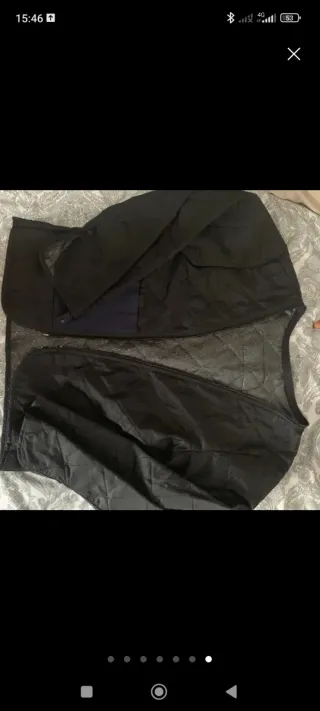 Cazadora de  Moto AXO azul marino.