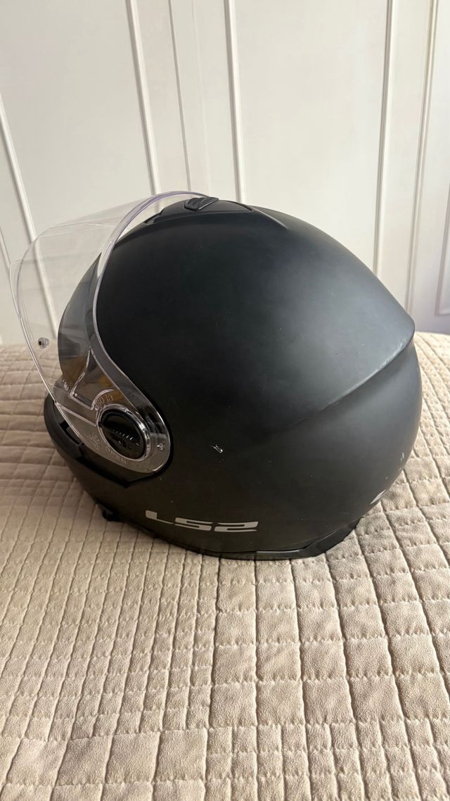 Casco Moto LS2 Negro Modular