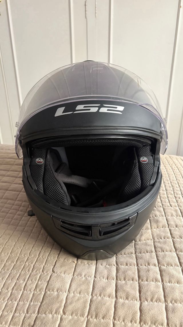 Casco Moto LS2 Negro Modular