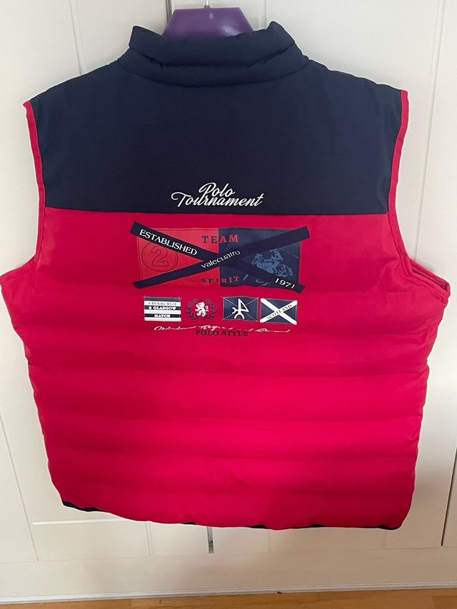 Chaleco Valecuatro Rojo y Azul