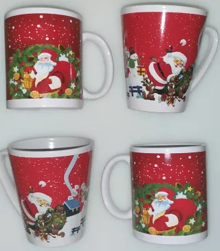 Tazas Navideñas Santa Claus.