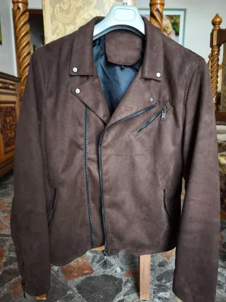 Chiodo scamosciato marrone