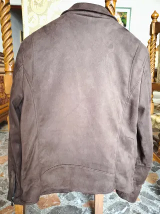 Chiodo scamosciato marrone