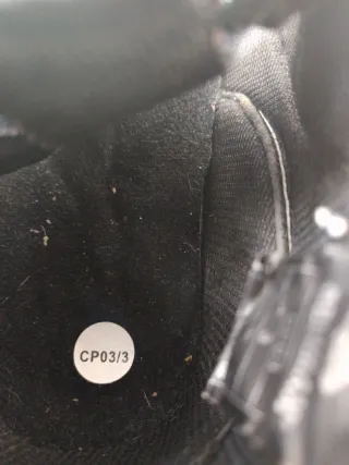 Zapato postoperatorio negro