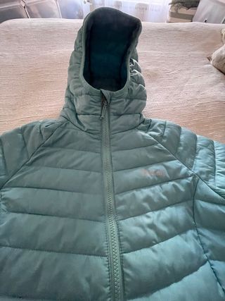 Chaqueta Reld Urriellu turquesa con capucha