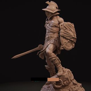 FIGURA GLADIADOR 75MM