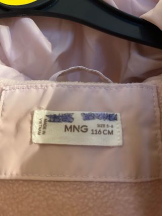 Abrigo acolchado Zara niña rosa