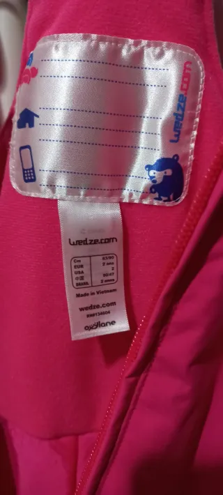 Completo neve Wedze 18 mesi/2 anni