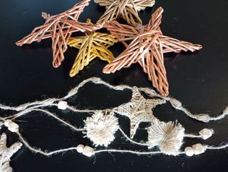 Pack estrellas mas colgante. Adornos navidad