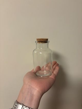 Vasetto vetro con tappo sughero