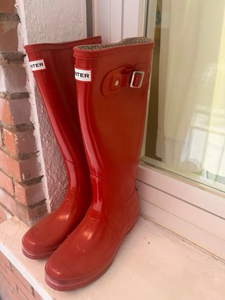 BOTAS HUNTER ROJAS T - 39.