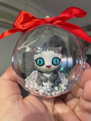 Bola Navidad Gato Cheshire