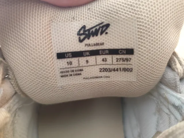 Sneakers sportive uomo beige/grigio 43