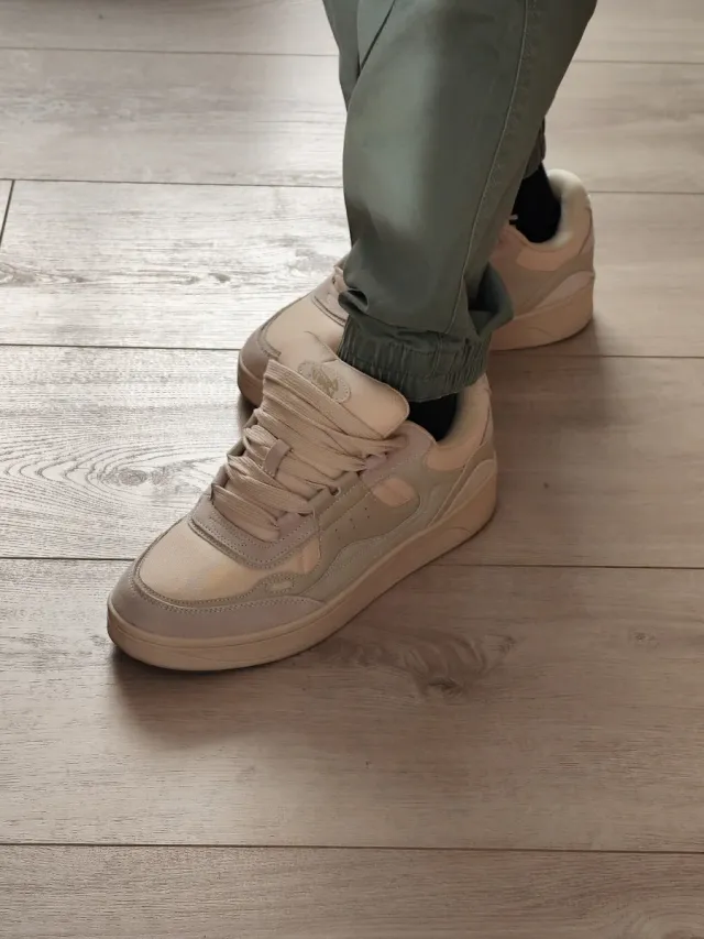 Sneakers sportive uomo beige/grigio 43