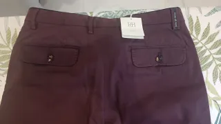 Pantalones de vestir Pedro del Hierro morados