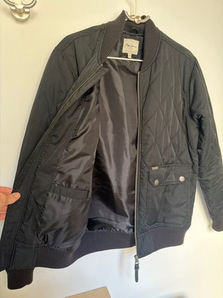 Chaqueta Bomber Pepe Jeans Negra