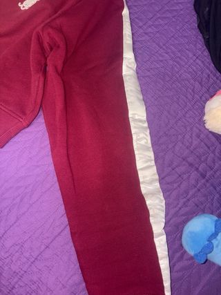 Sudadera corta SikSilk roja talla S