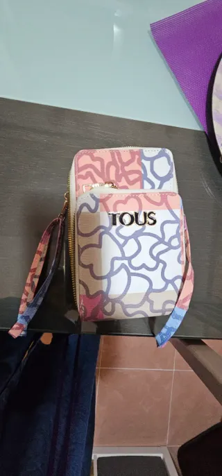 Bolso de mano multicolor con correa