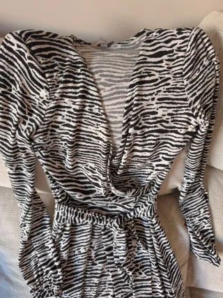 Vestido H&M Talla S Animal Print