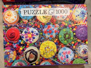 Puzzle 1000 piezas cupcakes y dulces